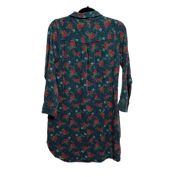 Matilda Jane Floral Collared Button Down Dress women’s size small - Picture 5 of 7